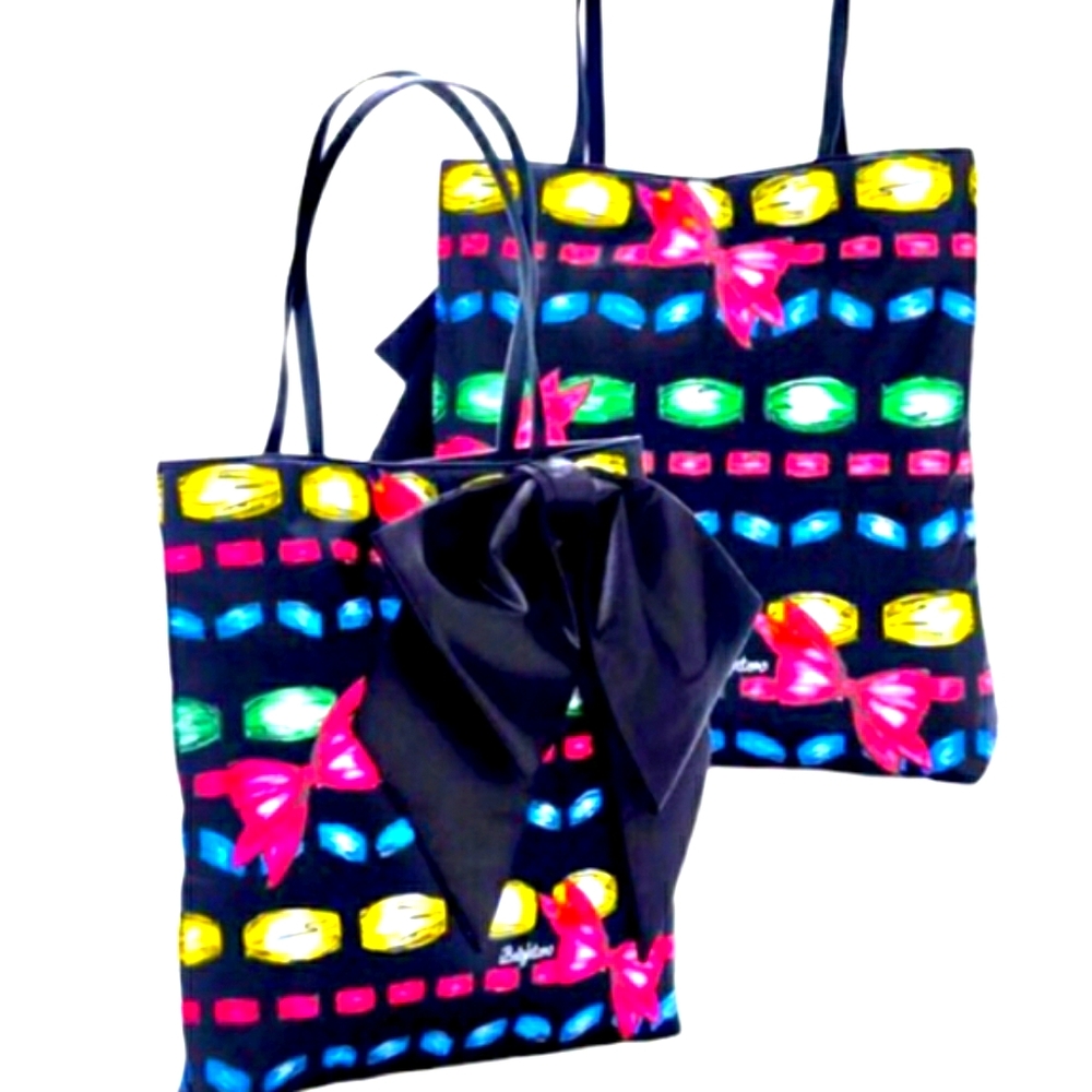 ☆L@@K☆NWOT Iconic BRIGHTON Large Limited Edtn "Take A Beau" Bow Tote~Gorgeous